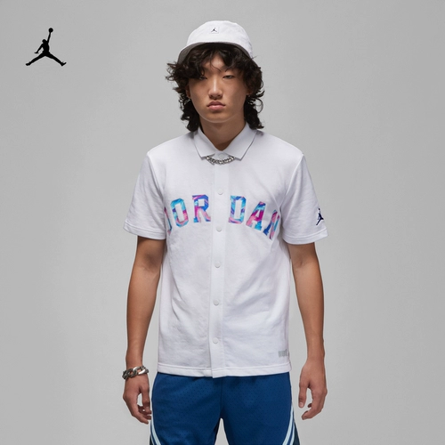 Чиновник Jordan Nike Jordan Dri-Fit Мужская разминка с короткими рукавами лучшая летняя новая футболка DX6299