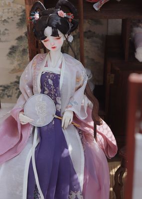taobao agent [Next Dian] BJD ancient style baby clothes one -quarter three -pointers [Wisteria Fairy]