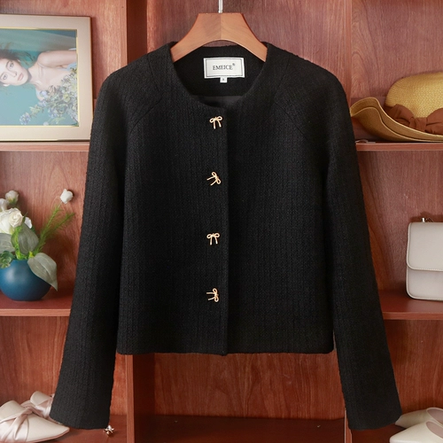 Демисезонная короткая небольшая дизайнерская куртка, французский стиль, в стиле Шанель, коллекция 2022, подходит для подростков, тренд сезона