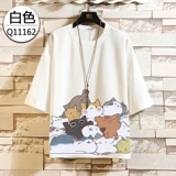 Tide, летняя трендовая футболка, короткий рукав, большой размер, свободный крой