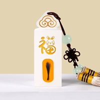 Liuli Jade Twelive Zodiac Capter (кролик) -вертикальная канавка