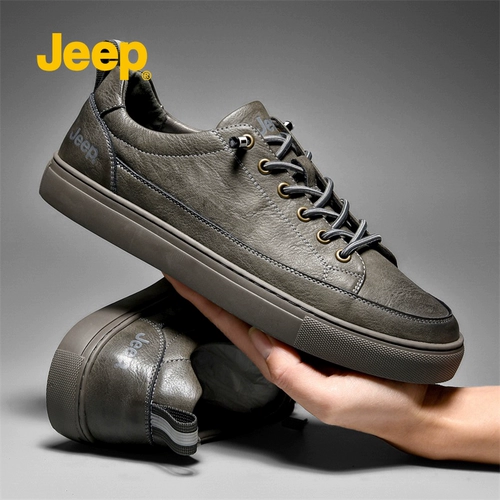 Jeep, джип, летняя повседневная обувь в английском стиле, трендовые туфли для кожаной обуви, универсальные кроссовки, коллекция 2022, из натуральной кожи