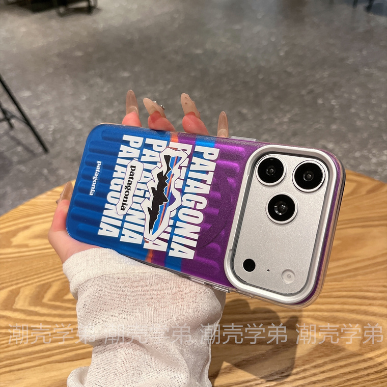 Patagonia Mountain Repeat Print iPhone Case