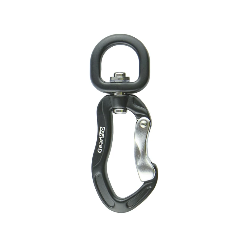 GearPro 75mm 316 Stainless Steel Fast Unloading 360 -degree rotating spring safety buckle diving accessories