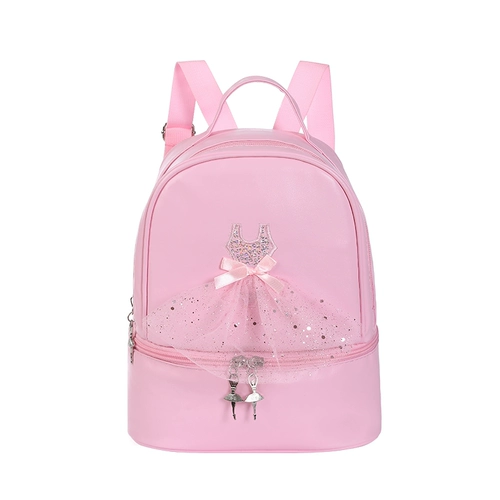 Вместительный и большой детский танцующий школьный рюкзак для принцессы, полиуретановая сумка через плечо
