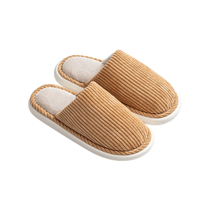 网易严选棉拖鞋女款秋冬季新款保暖情侣家居室内防滑包跟居家男士