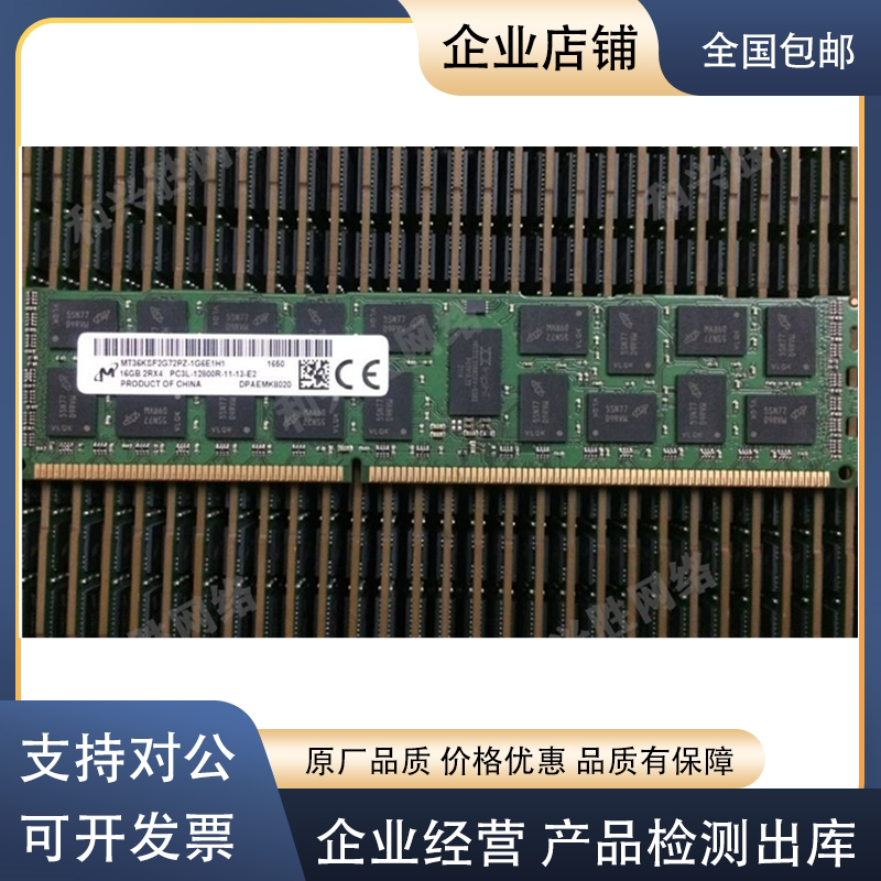 Magnesium 16GB DDR3 1600 PC3/PC3L-12800R ECC REG Server Memory