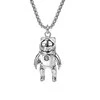 Космический космонавт, ожерелье для влюбленных подходит для мужчин и женщин, свитер в стиле хип-хоп из нержавеющей стали, официальный продукт