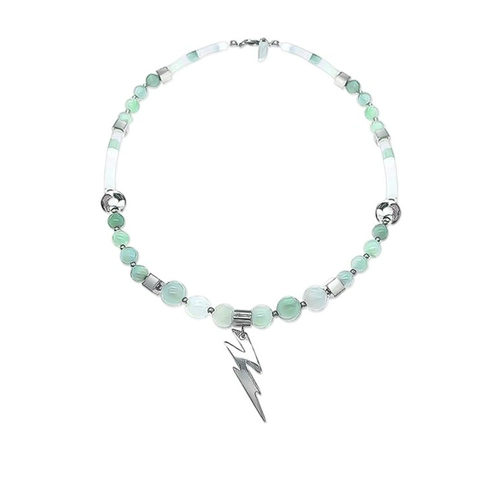 Ожерелье из нефрита в стиле хип-хоп подходит для мужчин и женщин, официальный продукт