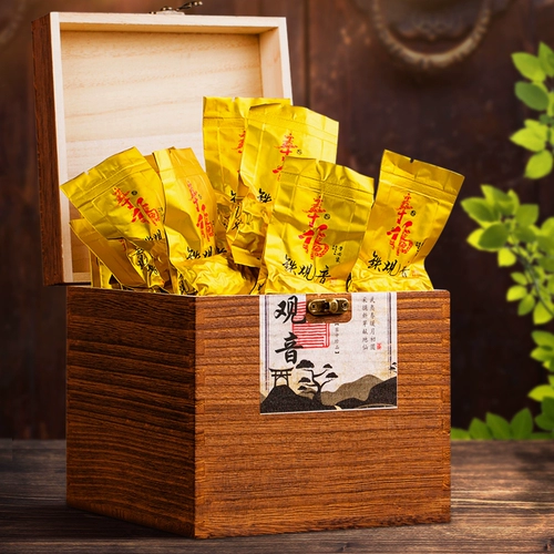 Красный чай, ароматный чай Тегуаньинь, чай горный улун, небольшая сумка, подарочная коробка в подарочной коробке