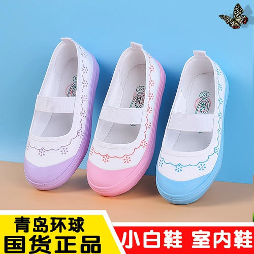 Детская тканевая белая обувь для раннего возраста в помещении для мальчиков, коллекция 2023, мягкая подошва