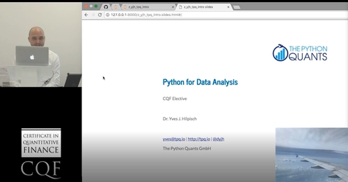 CQF Analytics с учебником по анализу данных Python
