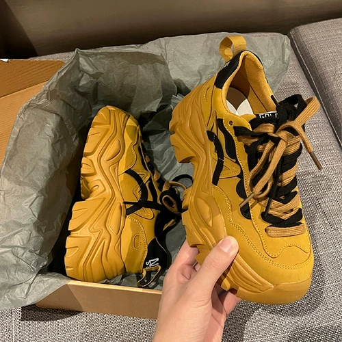 Tide, высокая спортивная повседневная обувь на платформе для отдыха, 2022 года, осенняя, тренд сезона