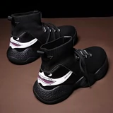Эластичные носки, удобная обувь, трендовые высокие кроссовки, осенние, 2020