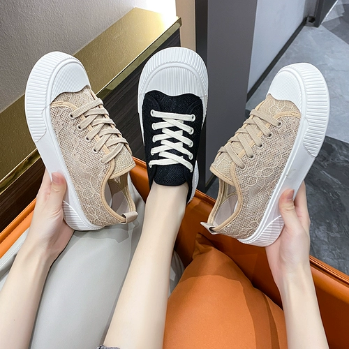 Белая обувь, летние универсальные туфли, дышащие тканевые тонкие спортивные кроссовки, 2022