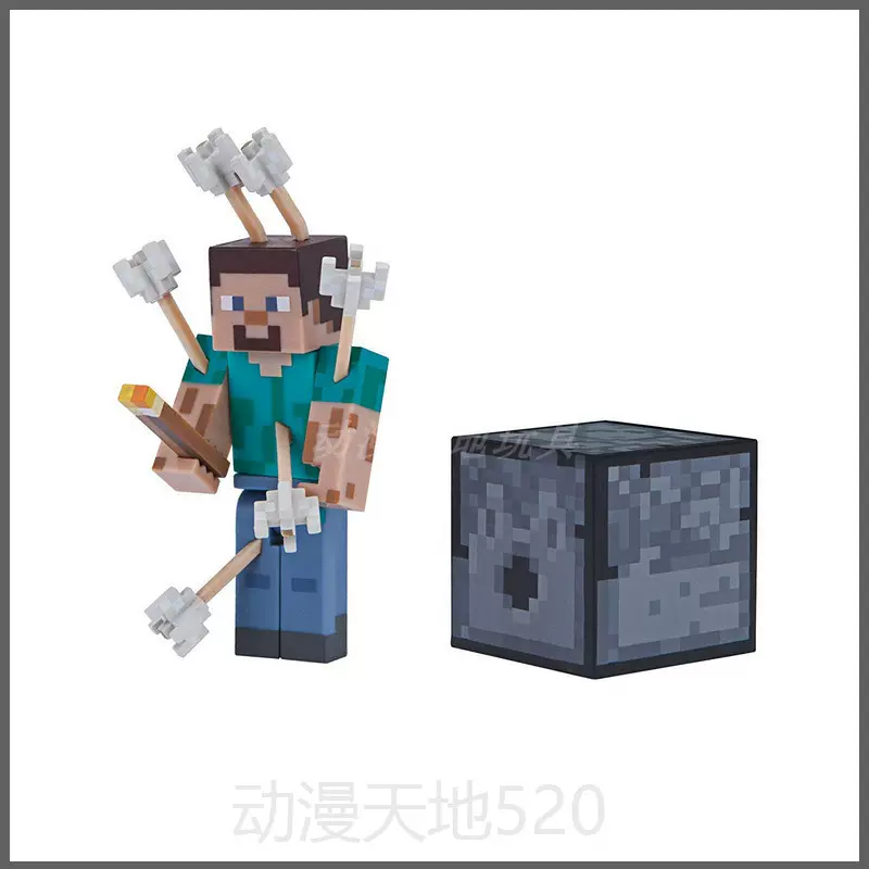 Roblox 游戏3寸可动手办模型玩具花火人偶带码正品