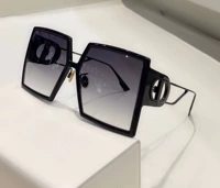 Черные зеркальные ноги черная рама постепенно серая линза