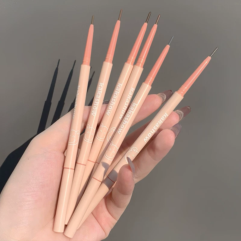 Cute eyebrow pencil, brown coloring book, does not fade, natural style