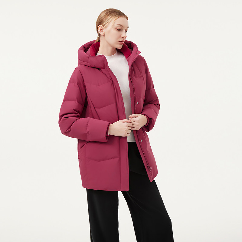 礼金99.8！坦博尔冬季中国红中老年羽绒服