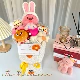 Круглый подарочный пакет Rabbit Beaver 33 см + световая веревка + поздравительная открытка
