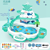Dolphin Rail Diaoyutai (с 10 рыбой) зеленый