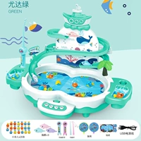 Dolphin Rail Diaoyutai (с 20 рыбой) зеленый