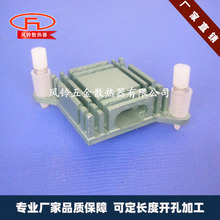 Электронные компоненты ЦП чистый алюминиевый радиатор 28 * 10 * 28 мм с прорезкой на ножной ленте
