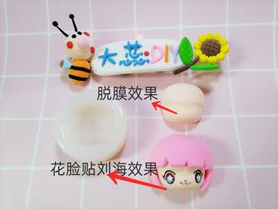 taobao agent Face mold Kimmy Blind Box Doll The same model is equal to face silicone mold ultra -light clay soft pottery DIY