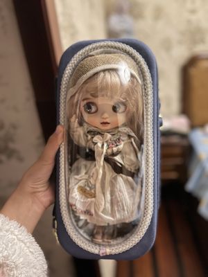 taobao agent BLYTHE small cloth BJD6 goes out of the bag baby bag anti -cosmetic makeup space cockpit crossbody bag smog blue