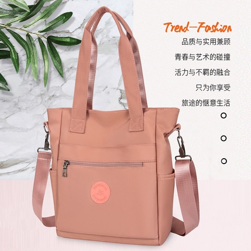 Вместительная и большая сумка на одно плечо, нейлоновая сумка для телефона, подходит для студента