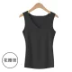 Dàn cộng với nhung áo vest của phụ nữ mùa đông ấm áp và dày hơn áo sơ mi đáy quần cotton slim top 2019 phong cách bên trong không tay - Áo ba lỗ