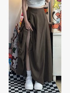 Цветная летняя дизайнерская длинная юбка, высокая талия, А-силуэт, подходит для подростков, тренд сезона, по фигуре