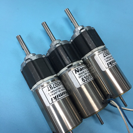 00       日本namiki直流空心杯减速电机,12v .120转.