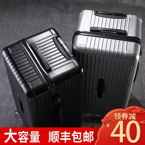 Вместительный и большой прочный чемодан для путешествий подходит для мужчин и женщин, коробка, увеличенная толщина, 34 дюймов