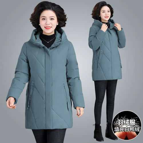 Пуховик для матери для пожилых людей, демисезонная куртка, красный оберег на день рождения, коллекция 2022, для среднего возраста