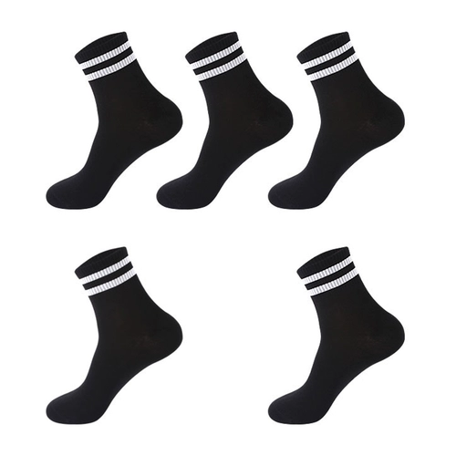 Спортивные носки для мальчиков, белые гольфы для школьников, средней длины, осенние
