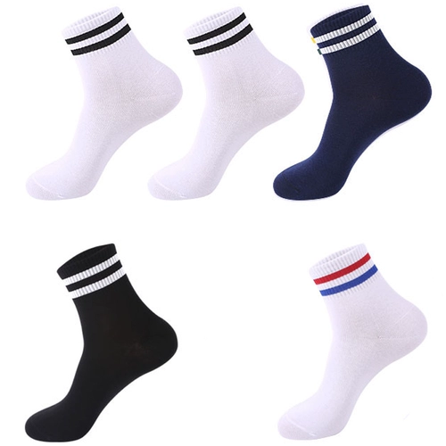 Спортивные носки для мальчиков, белые гольфы для школьников, средней длины, осенние