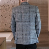 Трендовый осенний пиджак классического кроя, куртка для отдыха, в корейском стиле, облегающий крой