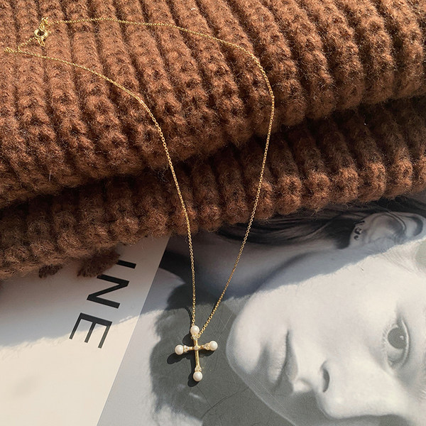 Ожерелье, свитер, серебро 925 пробы