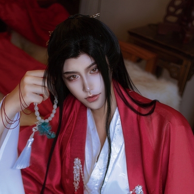 taobao agent [Big and again] Ancient style Hanfu COS universal dust is not enough to Shen Lanzhou styling wig exotic hooks, the whole top head