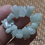 Природная руда из нефрита из Мьянмы, изумрудная трехмерная реплика, аксессуары, китайский гороскоп, DIY