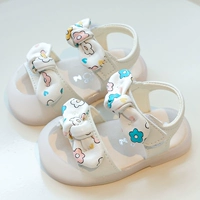 Белые сандалии с бантиком