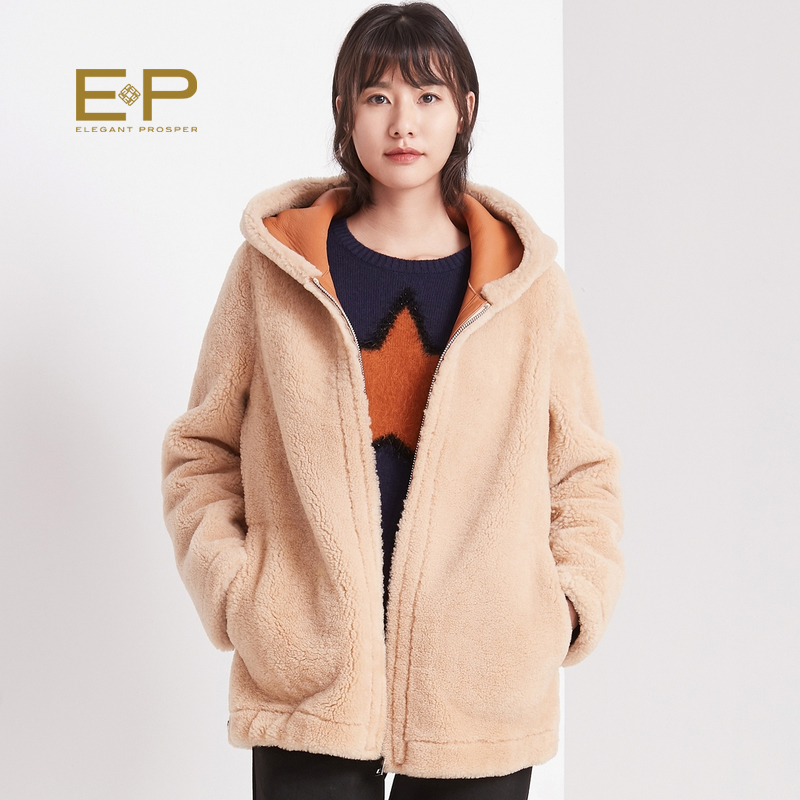 shopping mall same ep yaying winter new woman's cap in the long-style fur coat q101a