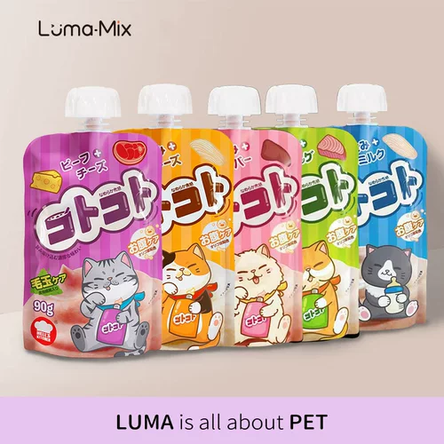 Lumamix Box, несколько адских кухни, новая еда, кошачий соус кошачий кошка, кошачья свинина, пищевые волосы