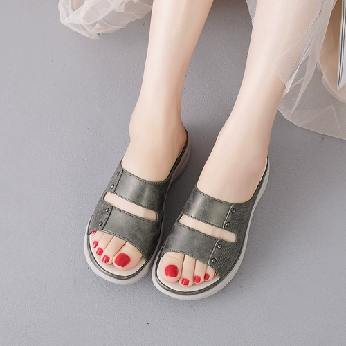 Тапочки, модная обувь, пляжные слайдеры для беременных, коллекция 2023, мягкая подошва