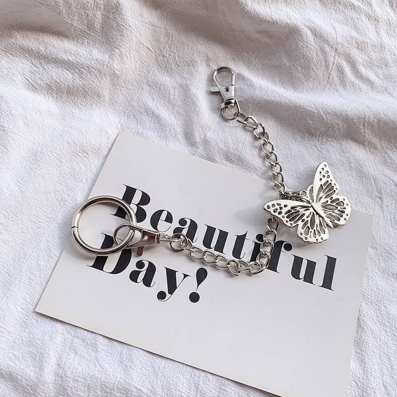 Cinturones con hebillas para jeans con adornos para mujer Cinturones versátiles para mujer Cadenas de mariposa Cinturones sin perforaciones_voghion.com