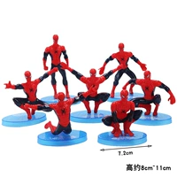 Пластиковый полый Z Spider -man 7 -Piece Set*2