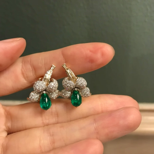 [Weishuting Jewelry] Ограниченное издание слишком красивое!Grandmart Green Water Light