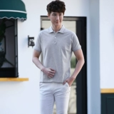 Дышащая летняя футболка polo для работы, короткий рукав, впитывает пот и запах, делается под заказ, с печатью вашего логотипа