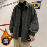 Tide, мужская осенняя шерстяная короткая куртка, оверсайз